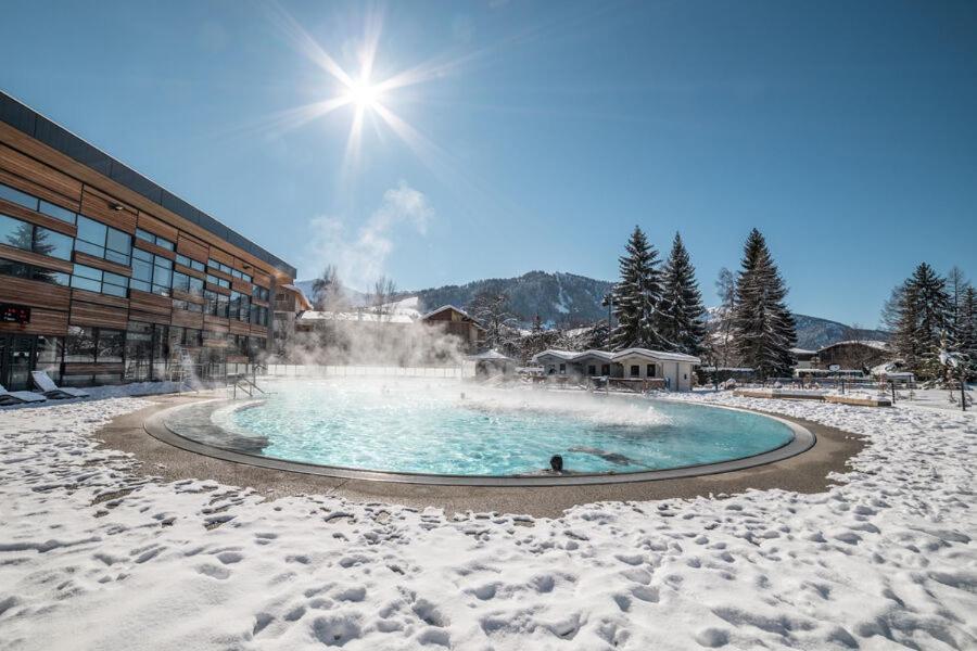 Logement A Megeve Avec Jardin מראה חיצוני תמונה