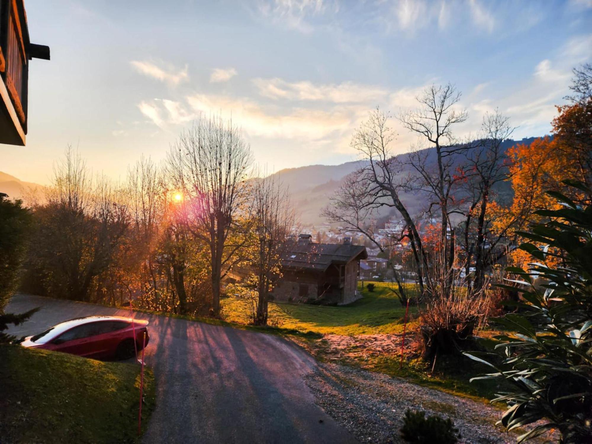 Logement A Megeve Avec Jardin מראה חיצוני תמונה