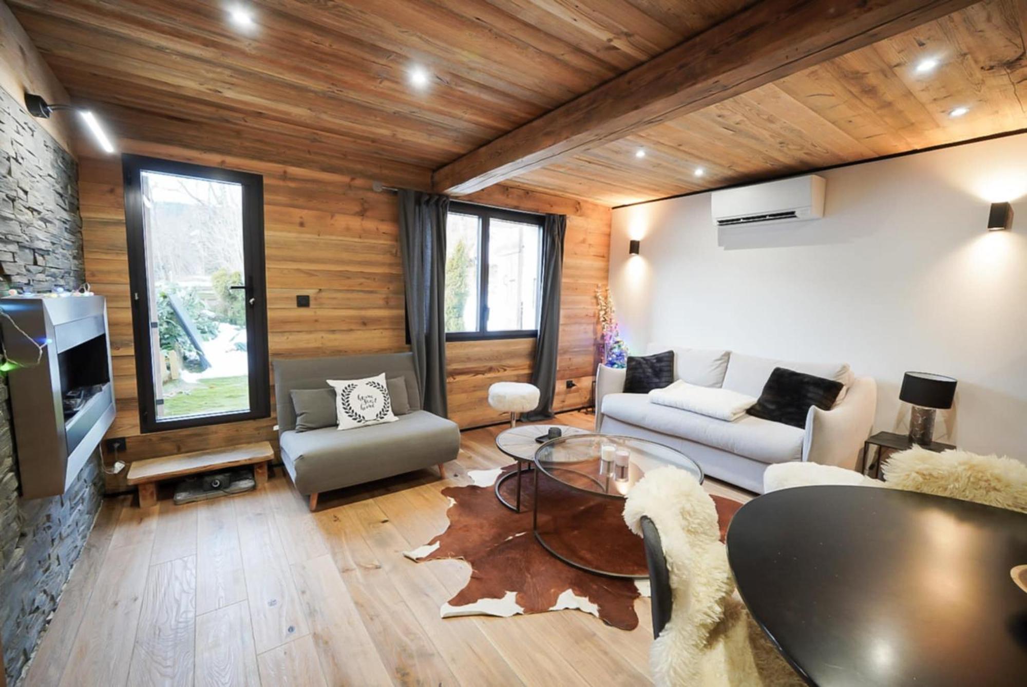 Logement A Megeve Avec Jardin מראה חיצוני תמונה